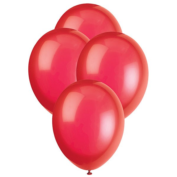 Scarlet Red Premium Balloons 30cm (Pack of 50) - The Party Marketplace