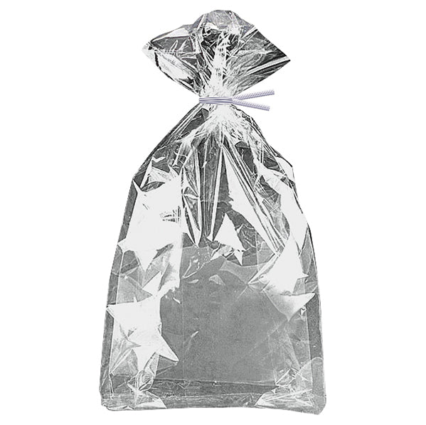 Silver Foil Cello Bags (Pack of 10) - The Party Marketplace