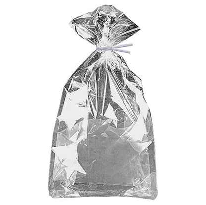 Silver Foil Cello Bags (Pack of 10) - The Party Marketplace