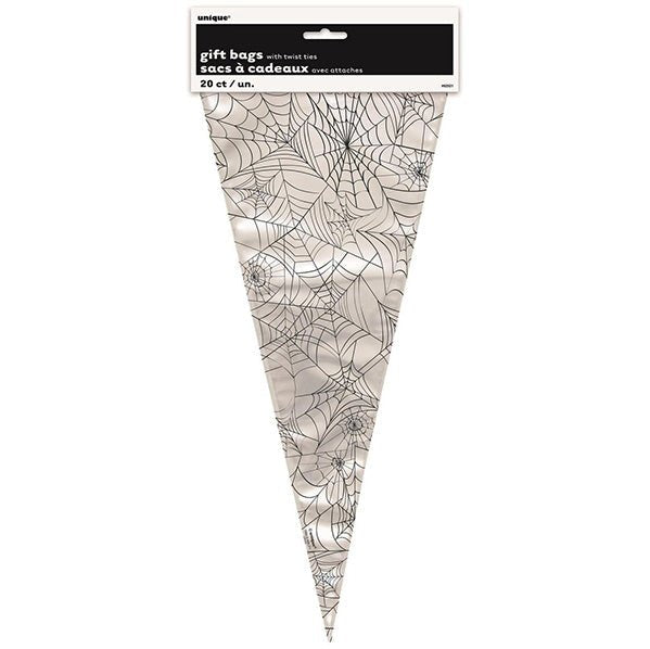 Spiderweb Cello Bags (Pack of 20) - The Party Marketplace
