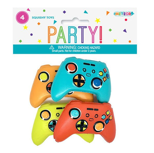 Squishy Game Controller Toys (Pack of 4) - The Party Marketplace
