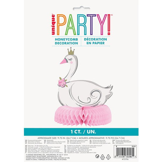 Swan Honeycomb Centrepiece - The Party Marketplace
