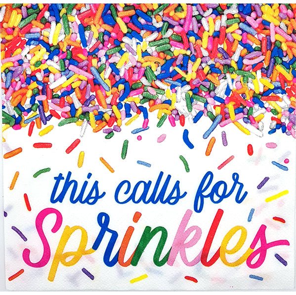 Sweet Sprinkles Luncheon Napkins (Pack of 16) - The Party Marketplace