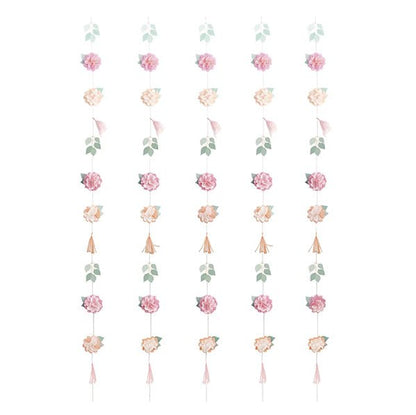 Tassel & Flower Garland Backdrop Kit - The Party Marketplace