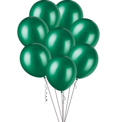 Teal Metallic Balloons 30cm (Pack of 25) - The Party Marketplace