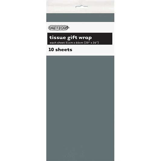 Tissue Paper - Silver (10 Sheets) - The Party Marketplace