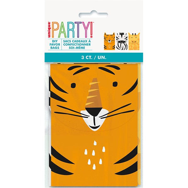 Treat Bag Kit - Animal Safari (For 3) - The Party Marketplace