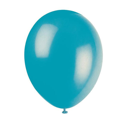 Turquoise Premium Decorator Balloons 30cm (Pack of 10) - The Party Marketplace