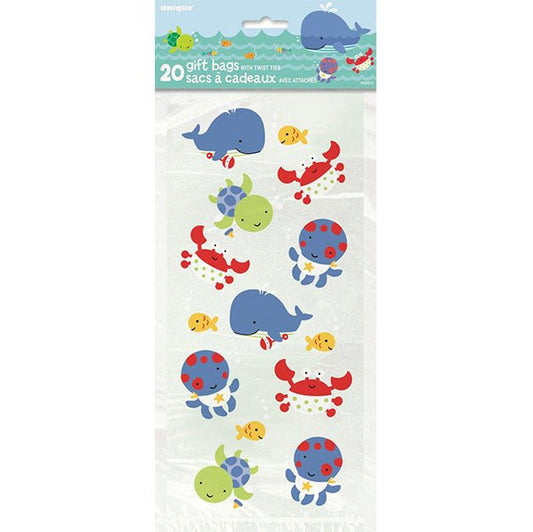 Under The Sea Pals Cello Bags (Pack of 20) - The Party Marketplace