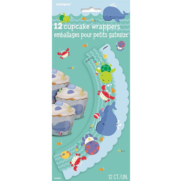 Under The Sea Pals Cupcake Wrappers (For 12) - The Party Marketplace