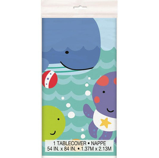 Under The Sea Printed Tablecover 137cm x 213cm - The Party Marketplace