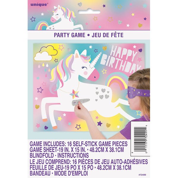 Unicorn Blindfold Game - The Party Marketplace