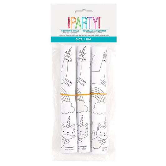 Unicorn Colouring Sets (Pack of 3) - The Party Marketplace