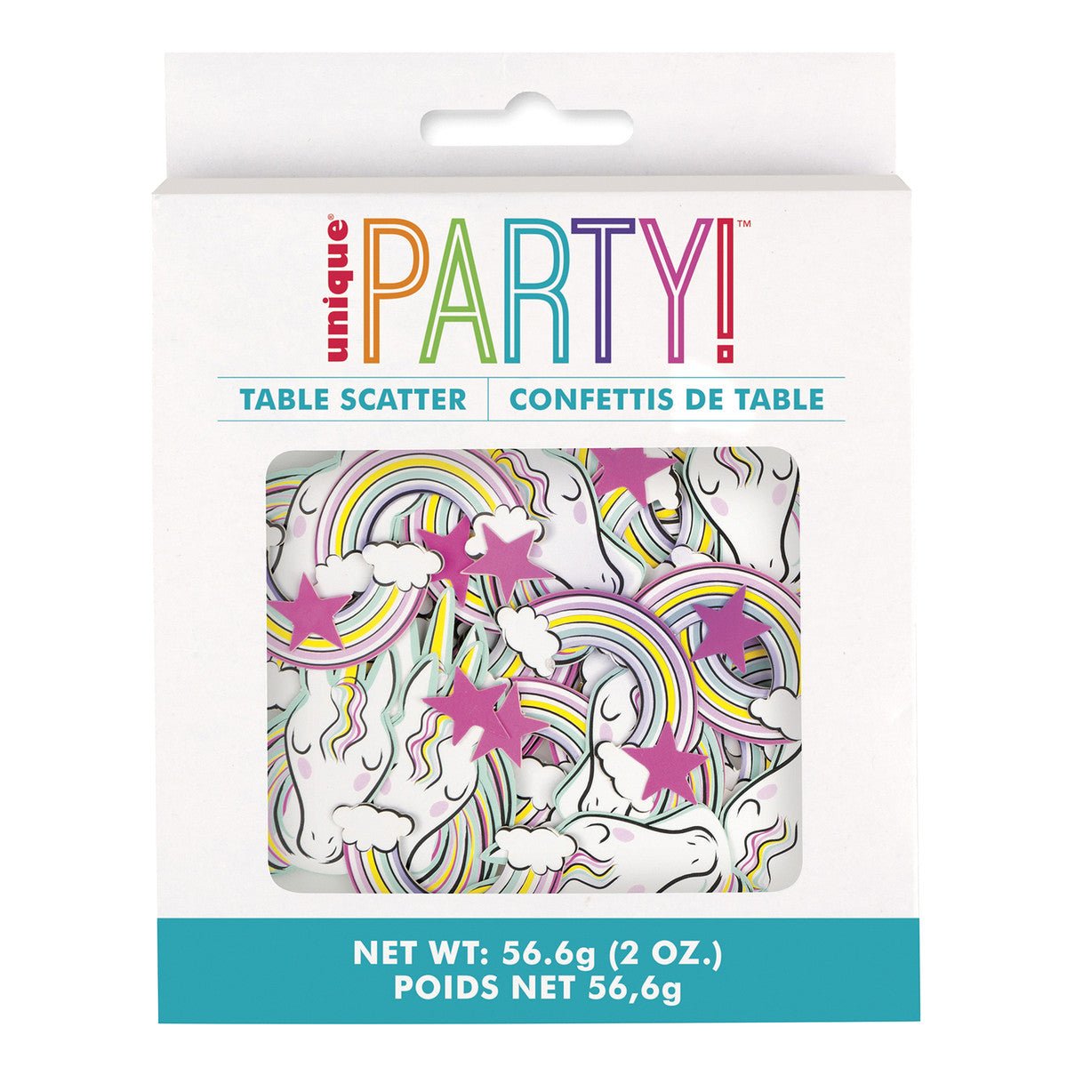 Unicorn & Rainbow Jumbo Confetti (56.6g) - The Party Marketplace