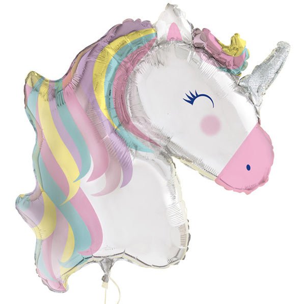 Unicorn Shape Foil Balloon 106cm - The Party Marketplace