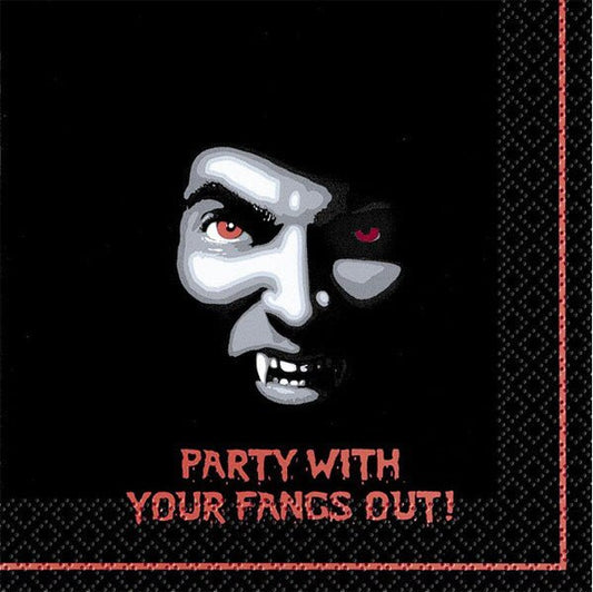 Vampire Beverage Napkins (Pack of 24) - The Party Marketplace