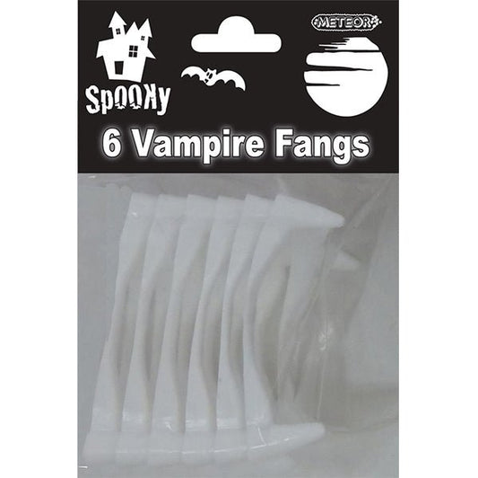 Vampire Fangs/Teeth (Pack of 6) - The Party Marketplace