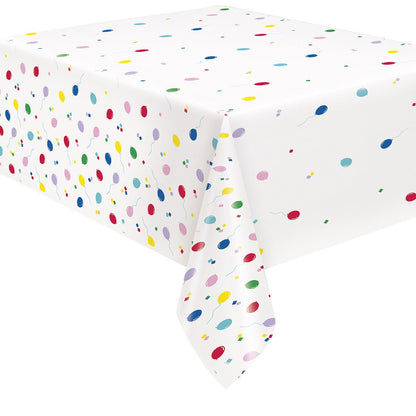 Vibrant Birthday Printed Tablecover 137cm x 213cm - The Party Marketplace