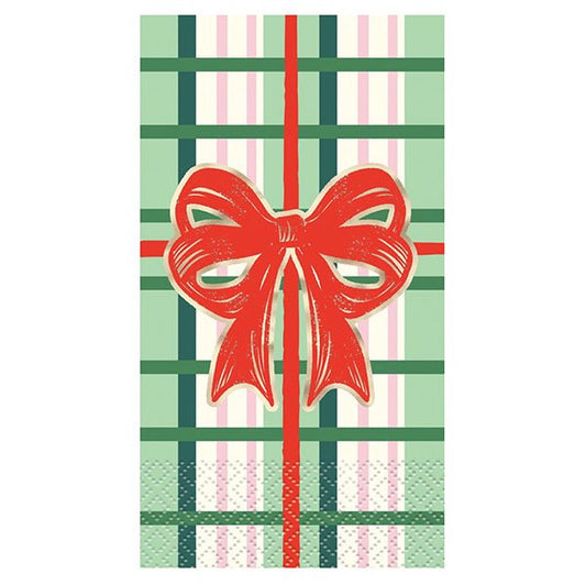 Vintage Christmas Foil Stamped Guest Napkins (Pack of 16) - The Party Marketplace
