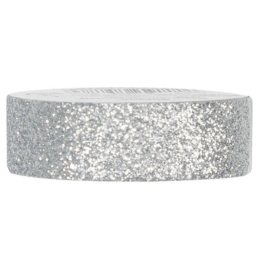 Washi Tape Silver Glitter (5m) - The Party Marketplace