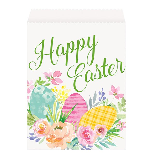 Watercolour Easter Paper Treat Bags (Pack of 8) - The Party Marketplace