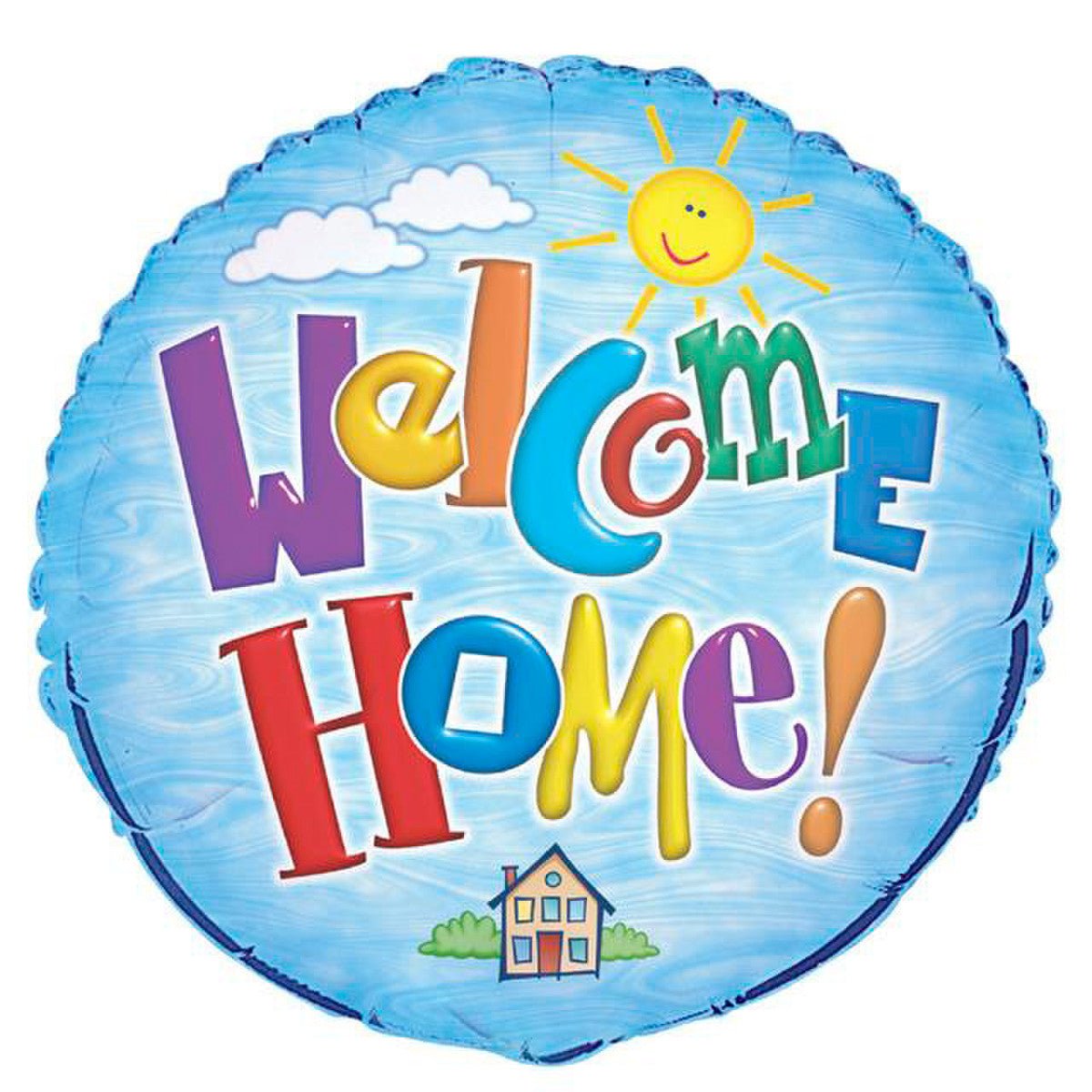 "Welcome Home" Foil Balloon 45cm - The Party Marketplace