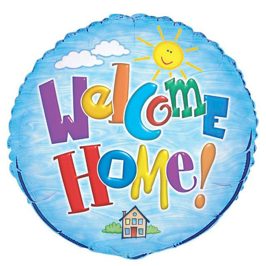"Welcome Home" Foil Balloon 45cm - The Party Marketplace
