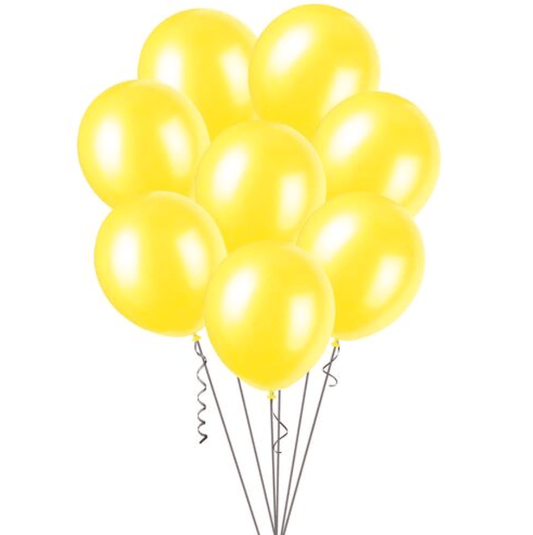 Yellow Decorator Balloons 30cm (Pack of 25) - The Party Marketplace